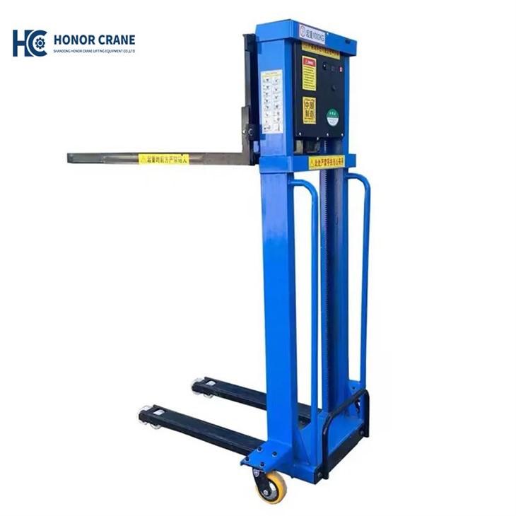 Electric self climbing stacker